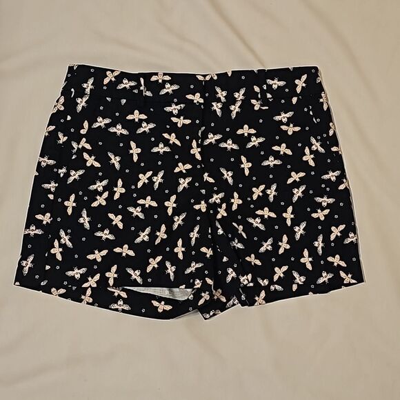 Loft Bee Print Shorts size 0 - Picture 1 of 6